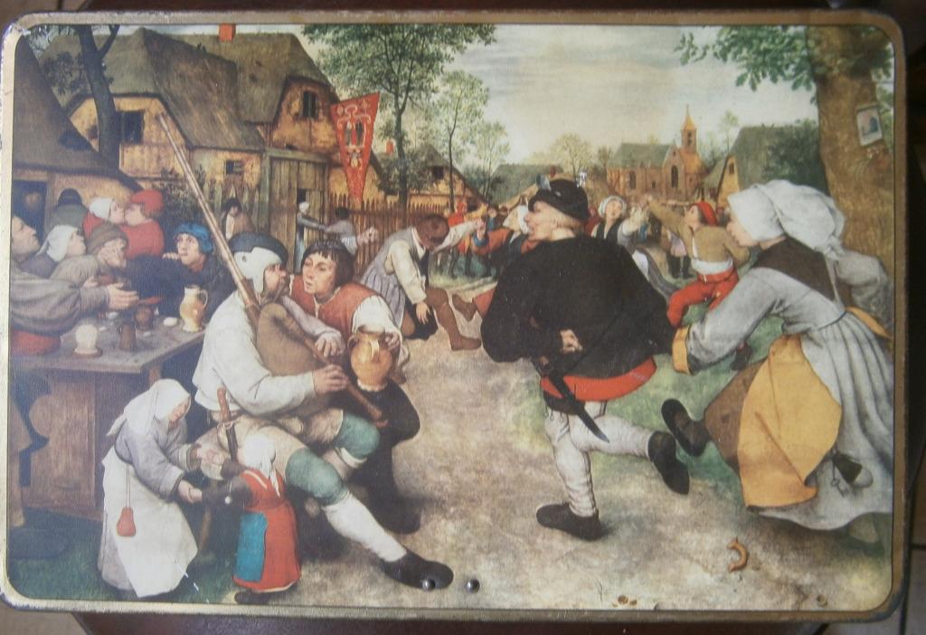 Oude ijzeren kist van Breughel D.B.F., Verzamelen, Ophalen, Gebruikt, Overige, Overige merken