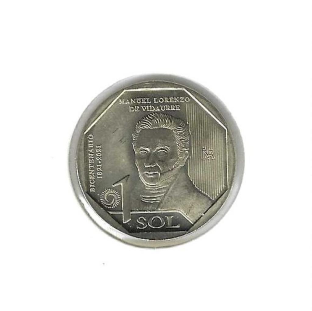 Peru, 1 Sol 2022, Bicentenary of Peru's Independence., Postzegels en Munten, Munten | Amerika, Ophalen of Verzenden, Zuid-Amerika
