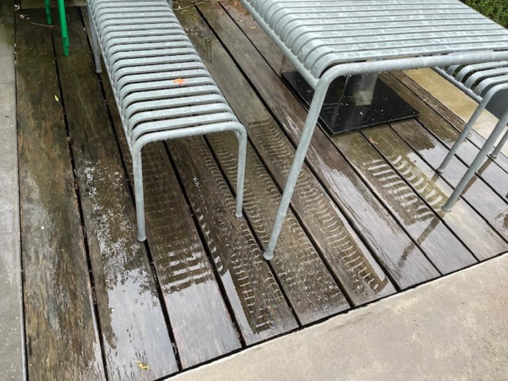 Hardhout Terras 30X planken DIKTE 2.8XBREEDTE 19XLengte 305, Doe-het-zelf en Bouw, Hout en Planken, Ophalen, 25 tot 50 mm, Nieuw