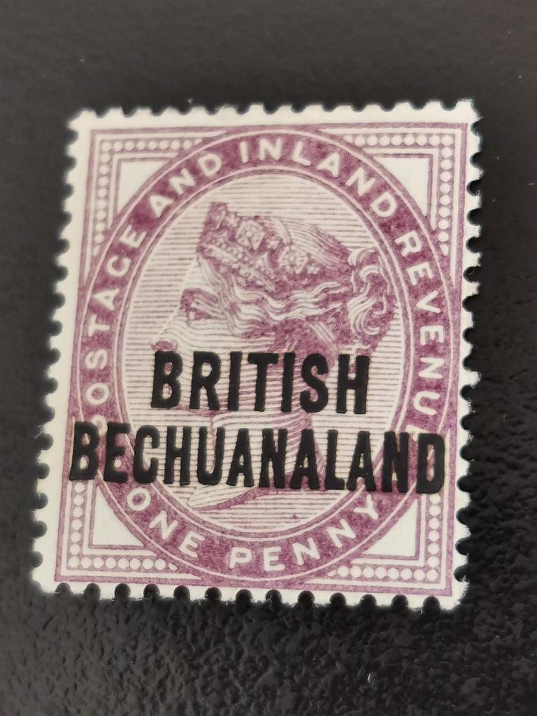 British Bechuanaland 1891 - Reine Victoria avec surcharge  *, Enlèvement ou Envoi, Autres pays, Non oblitéré