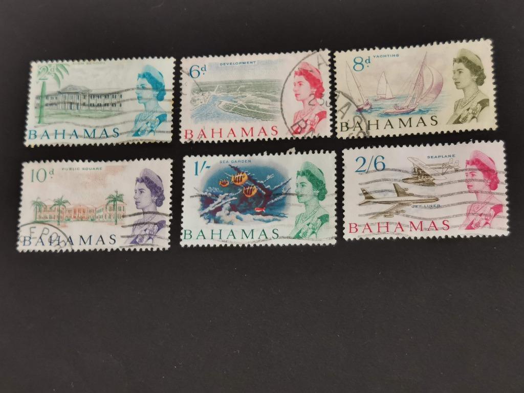 Bahamas 1965 - bâtiments, voiliers, poissons, avions, Enlèvement ou Envoi, Affranchi, Amérique du Nord