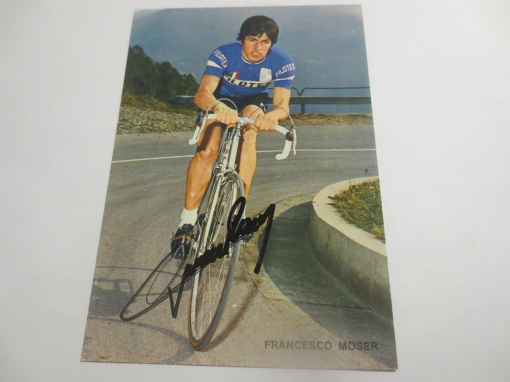 wielerkaart  1973  team  filotex  francesco moser  signe, Envoi, Comme neuf