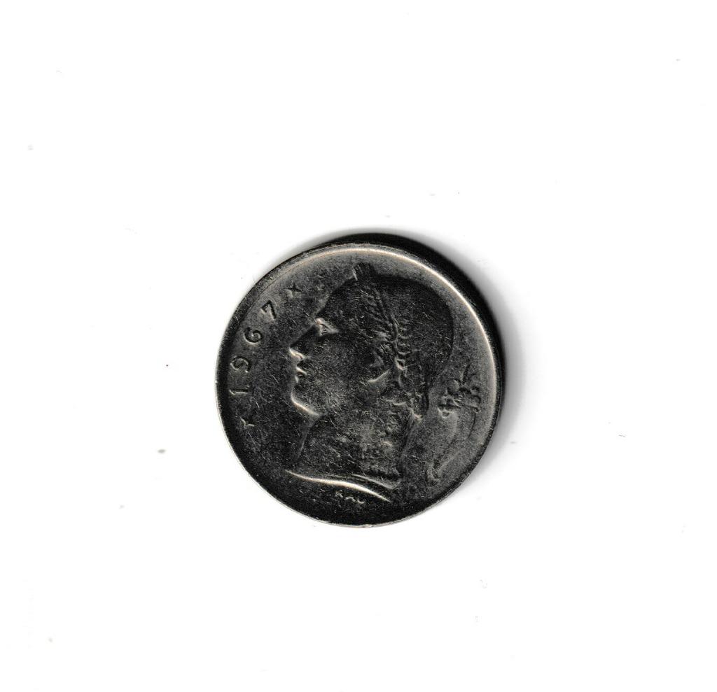 BELGIQUE BELGIUM BAUDOUIN 1 FRANC 1967 FR, Enlèvement ou Envoi, Métal, Monnaie en vrac