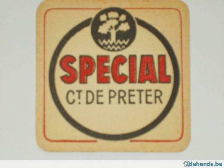 Bierviltje.Bierdeckel.Sous - Bock.Beer Coaster. CT De Preter, Ophalen of Verzenden, Gebruikt