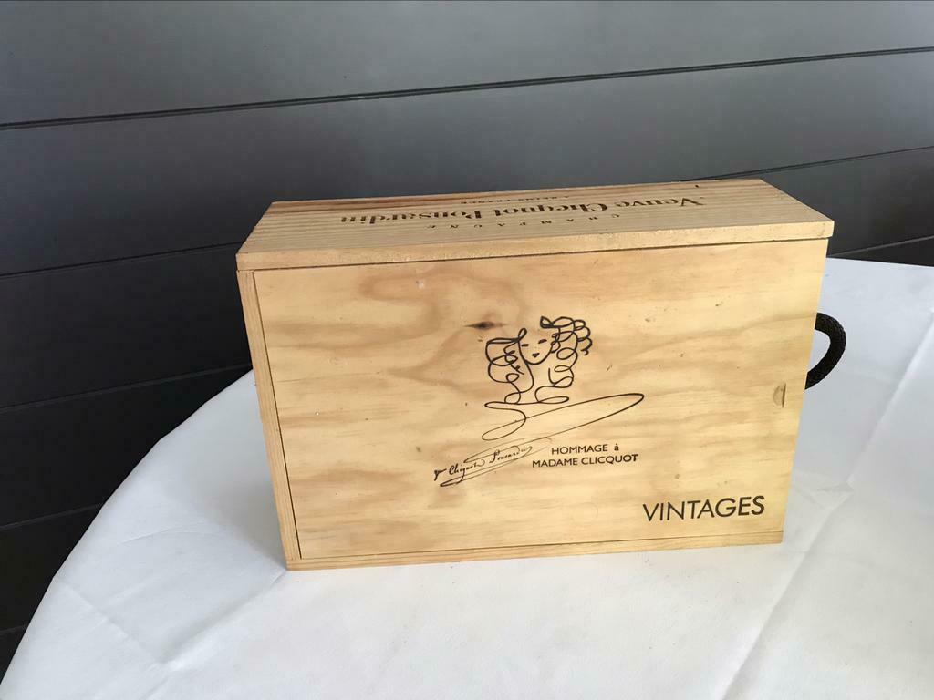 Coffret Bois Vintage Champagne Veuve Clicquot, Enlèvement ou Envoi, Comme neuf