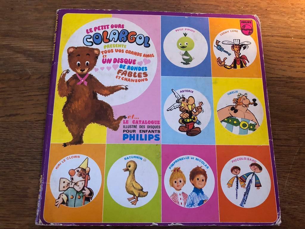 COLARGOL le petit ours DISQUE philips 88.187 DE  - 1968, Gelezen, Eén stripboek, Ophalen of Verzenden, Chr.alers & olga pouchine