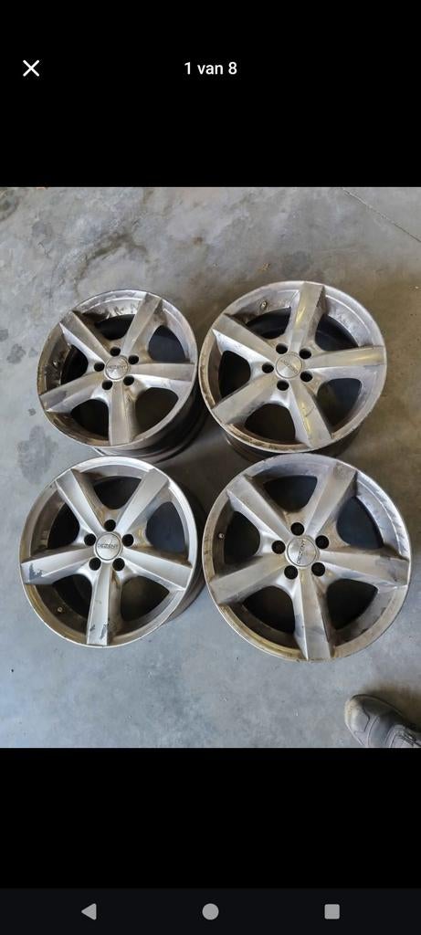 16" Dezent velgen 5x100, Enlèvement