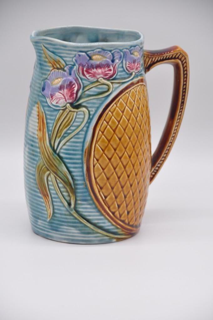 Art Nouveau kruik - ananas, Ophalen of Verzenden