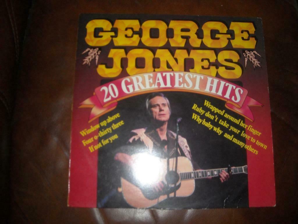 LP George Jones : 20 greatest hits, Ophalen of Verzenden