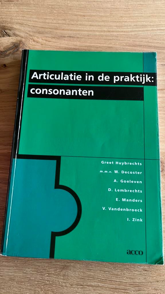 G. Huybrechts - Articulatie in de praktijk, Boeken, Ophalen, G. Huybrechts