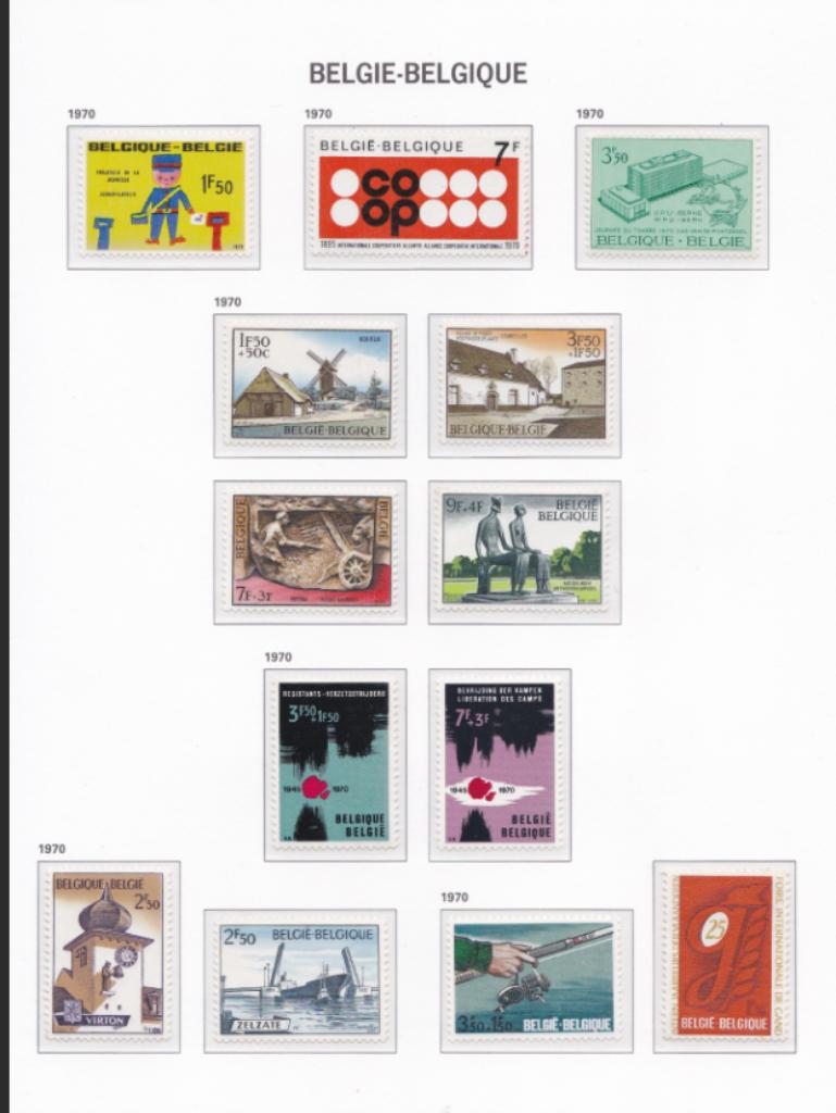 Timbres MNH - Page 113 album DAVO - 1970., Neuf, Non oblitéré, Gomme originale, Envoi