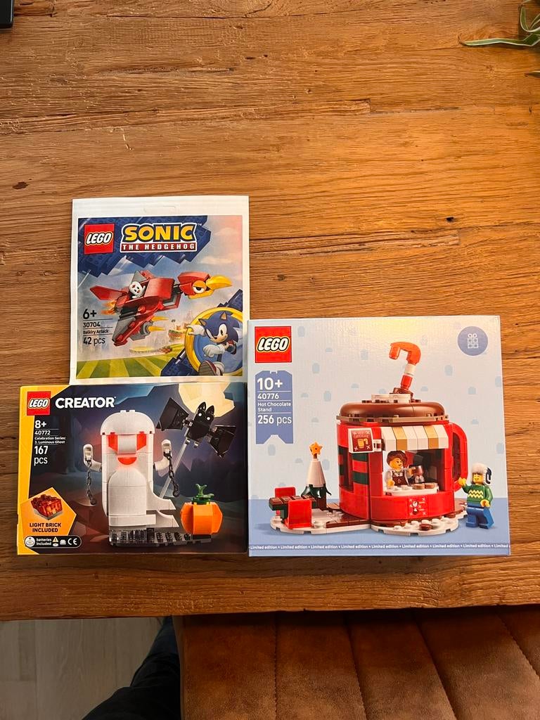 Lego Halloweenspook en Chocolademelkkraam, Ophalen, Nieuw