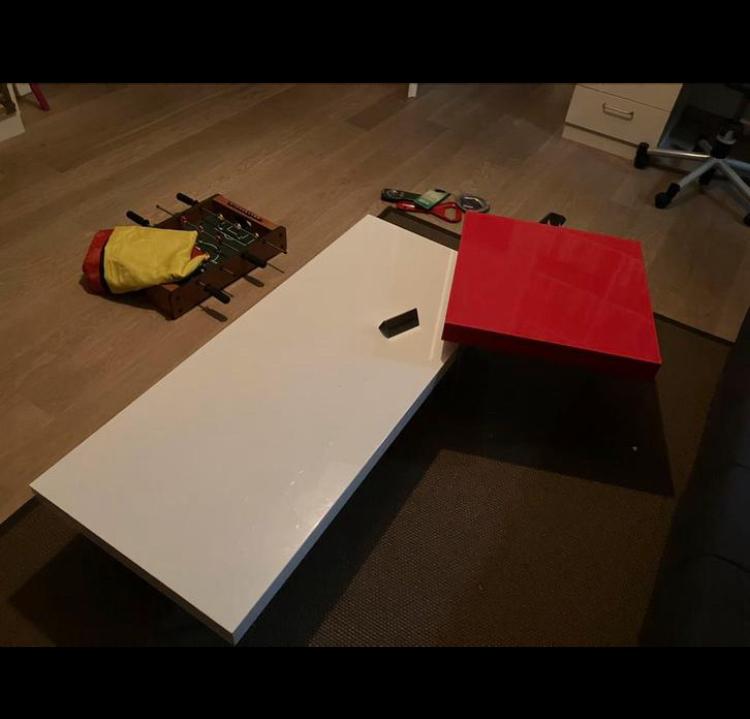 Salontafel van Ligne Roset - bestaande uit 2 delen, Huis en Inrichting, Ophalen of Verzenden