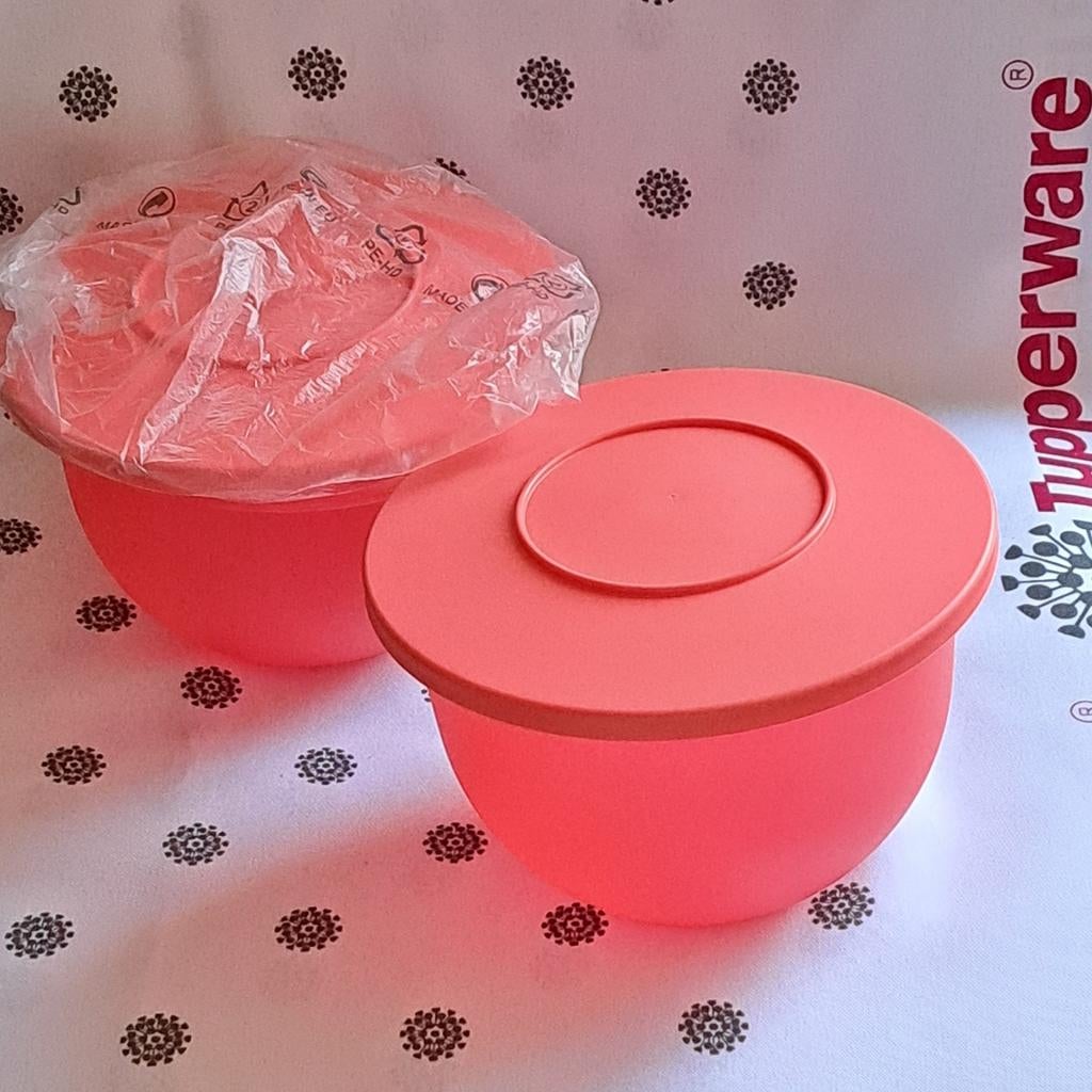 Saladier et bol de rangement Tupperware 1,3 L Nouveau, Enlèvement ou Envoi, Neuf, Jaune