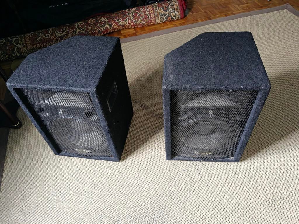 2 Phonic actieve monitors, Muziek en Instrumenten, Ophalen, Gebruikt, 500 tot 1000 watt, Monitor(versterker)