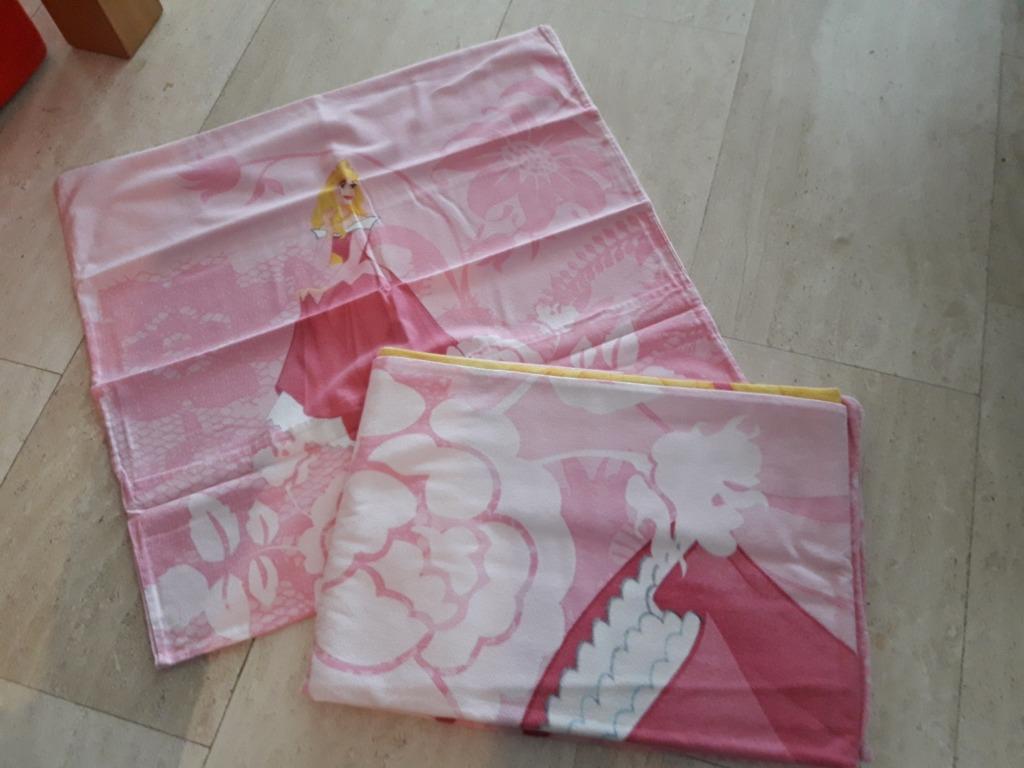 Laken fanel 1 persoon kinderen Disney, Gebruikt, Meisje, Dekbedovertrek, Ophalen of Verzenden