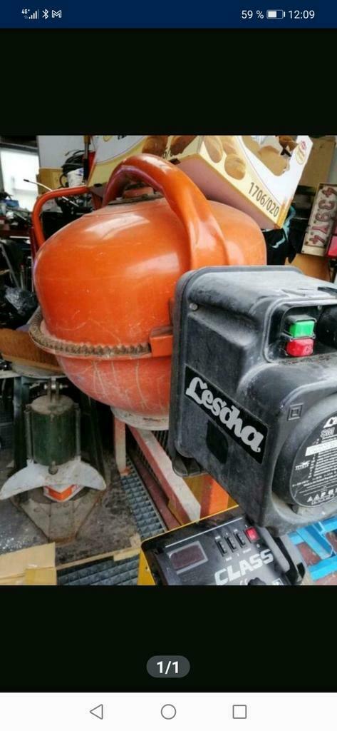 LOCATION BÉTONNIÈRE ÉLECTRIQUE 140 LITRES ---- 30 € PAR JOUR, Ophalen of Verzenden
