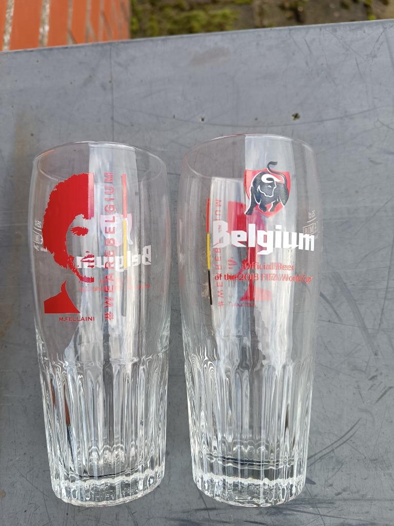A vendre 2 verres à bière, Enlèvement, Utilisé, Verre à bière