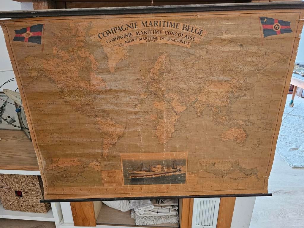 Compagnie Maritime Congolaise AGENCE MARITIME INTERNATIONALE, Antiquités & Art, Enlèvement ou Envoi