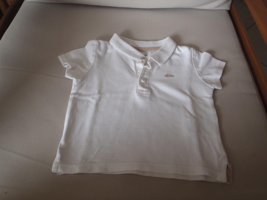 polo blanc taille 74, Enlèvement ou Envoi, Comme neuf, Garçon, Autres types