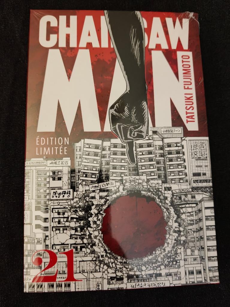 Manga chainsaw man tome 21 collector neuf sous blister, Eén comic, Nieuw, Ophalen of Verzenden, Japan (Manga)
