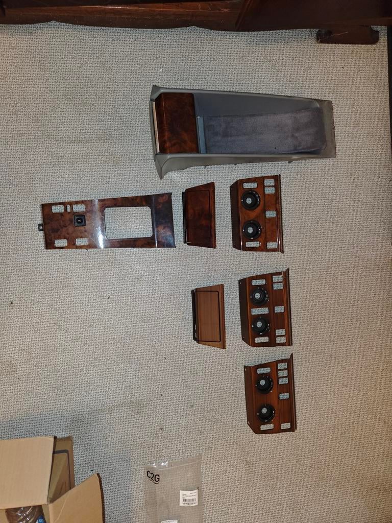 Mercedes w124 hout wood interieur trim, Ophalen