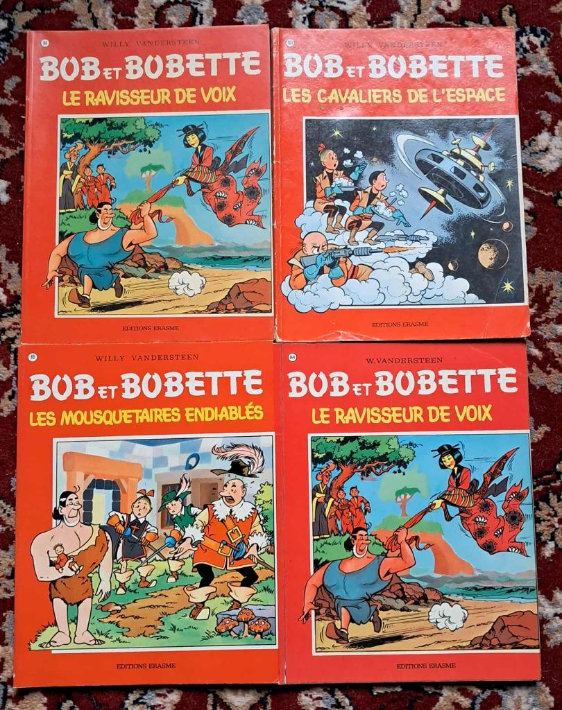 Bob et Bobette - 4 albums, Plusieurs BD, Enlèvement ou Envoi, Utilisé, Willy Vandersteen
