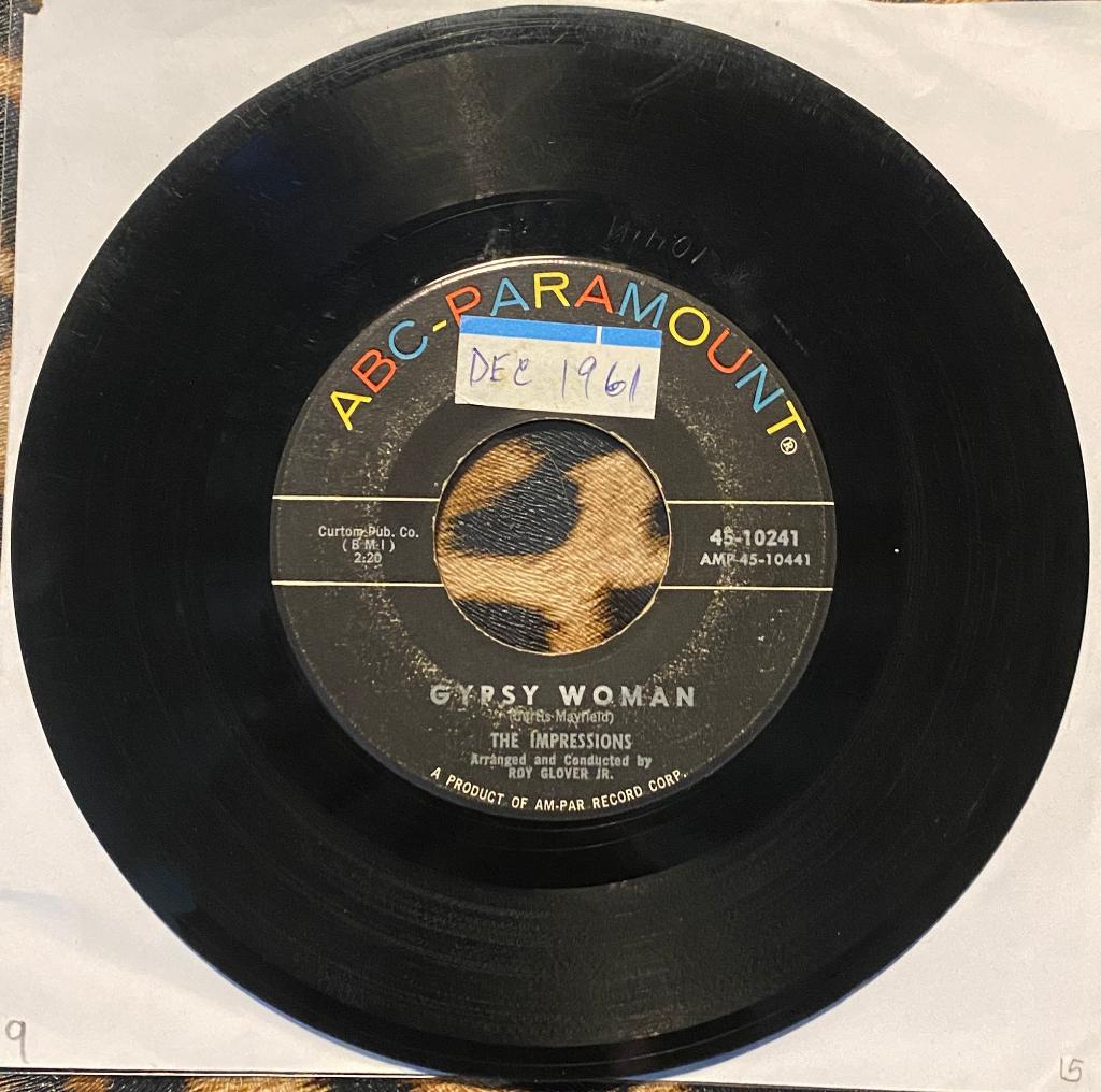 De zigeunervrouw van The Impressions, Cd's en Dvd's, Vinyl | R&B en Soul, Gebruikt, Soul of Nu Soul, Overige formaten, Ophalen of Verzenden