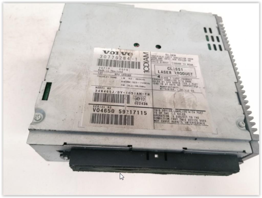 Radio CD DVD Player GPS Head Unit Volvo V50 MW 2004 OEM 3075, Autos : Divers, Autoradios, Enlèvement ou Envoi, Utilisé