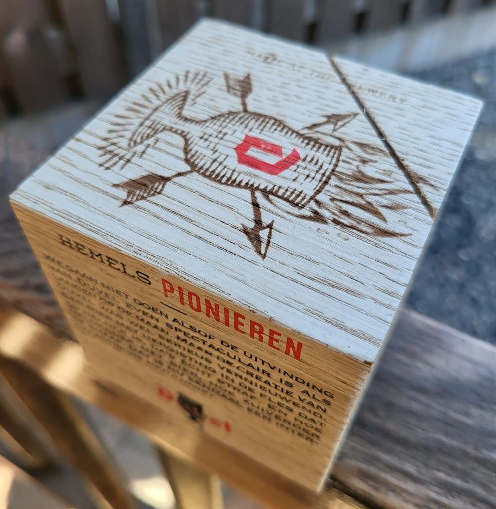 Duvel houten kubus, Ophalen of Verzenden, Zo goed als nieuw, Duvel