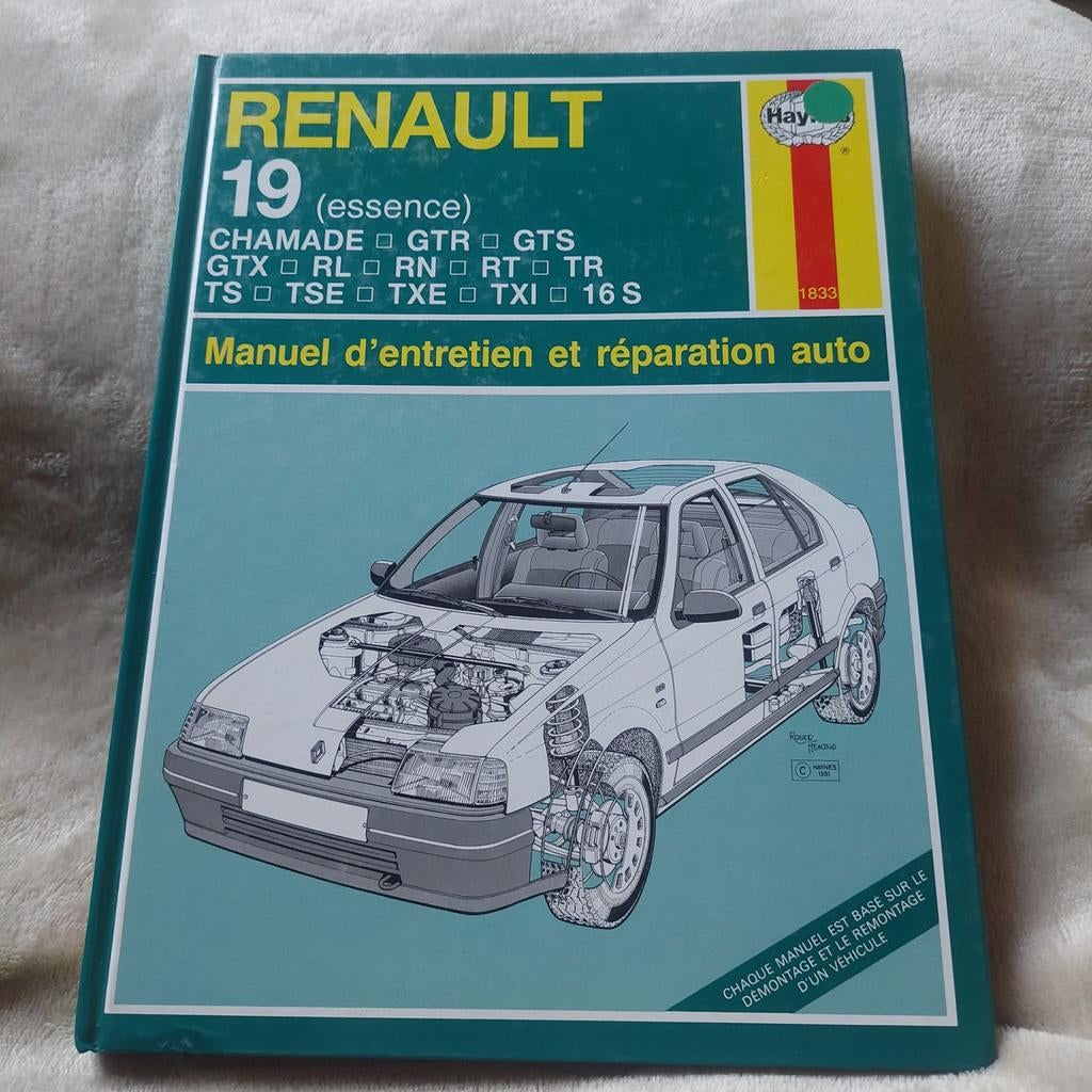 Haynes 1833 FR - Renault 19, Ophalen of Verzenden