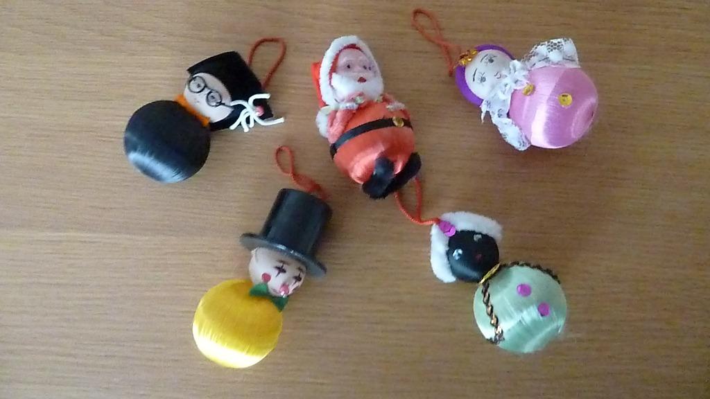 VINTAGE 5 x FIGURINES BOULE SOIE, Enlèvement ou Envoi, Comme neuf