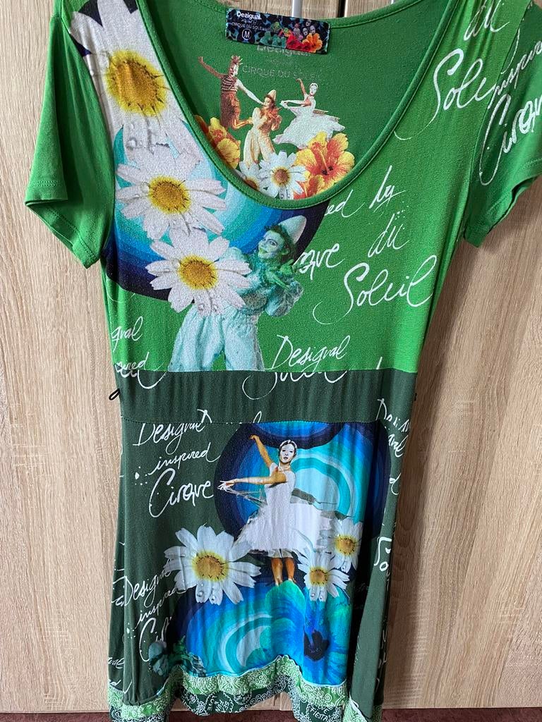 Jurk cirque du soleil desigual, Ophalen of Verzenden, Zo goed als nieuw, Maat 38/40 (M)