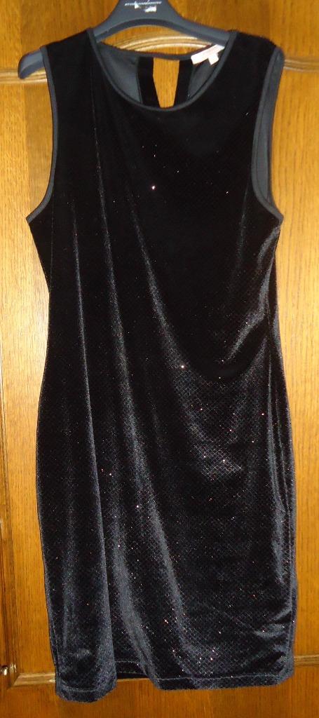Zwart kleed met glitters L, Ophalen of Verzenden, Zwart