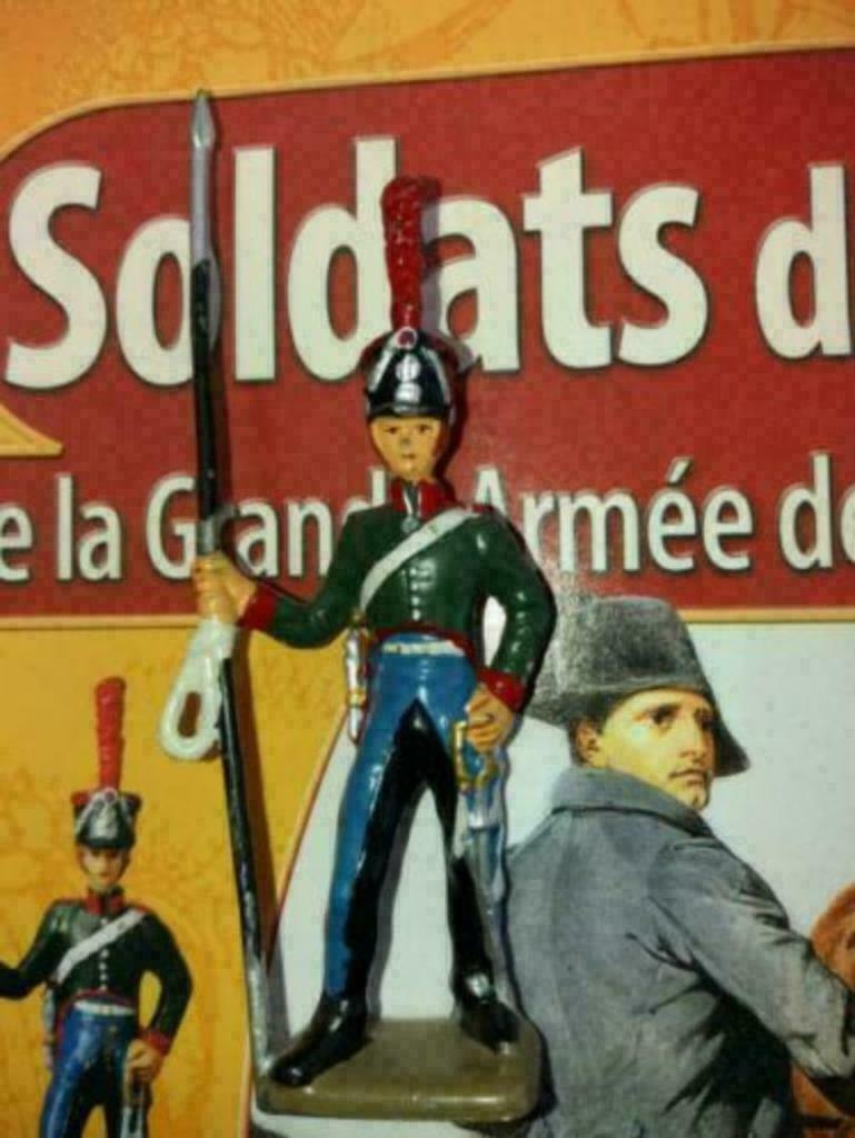 Eclaireur-grenadier de la Garde de Napo: soldat de pb+fasci, Enlèvement