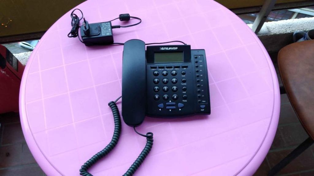 EUTELIA VOIP TELEFOON, Telecommunicatie, Vaste telefoons | Niet Draadloos, Gebruikt, Ophalen