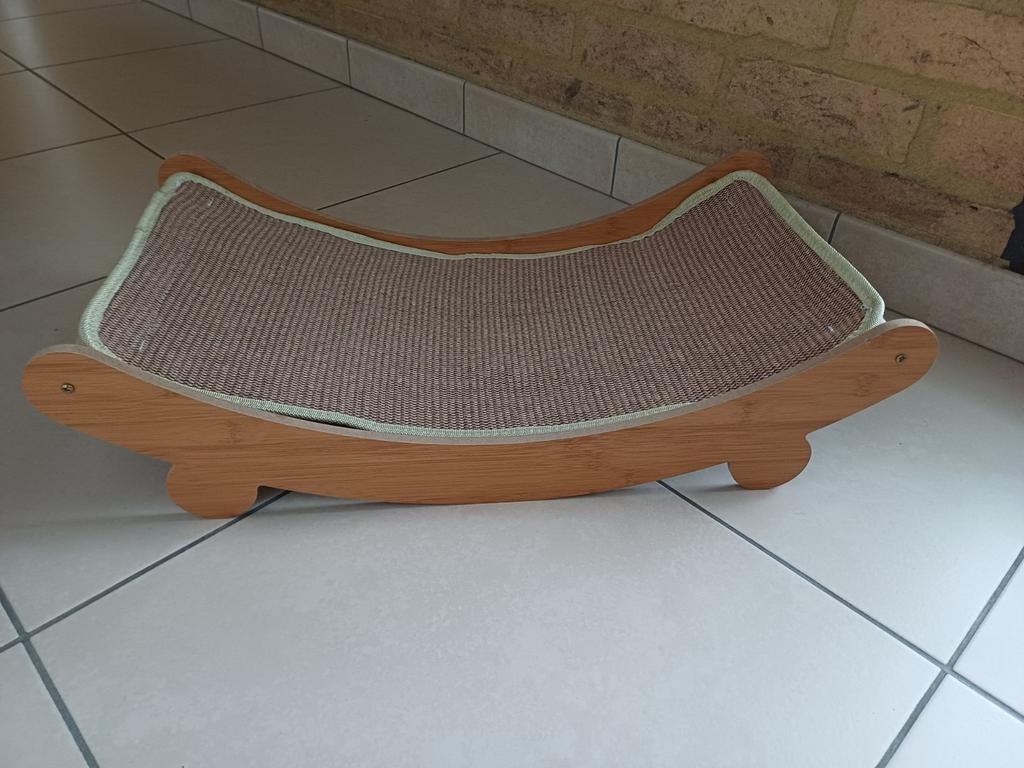 Hangmat- bed voor kat: hout en stof, Ophalen, Hout