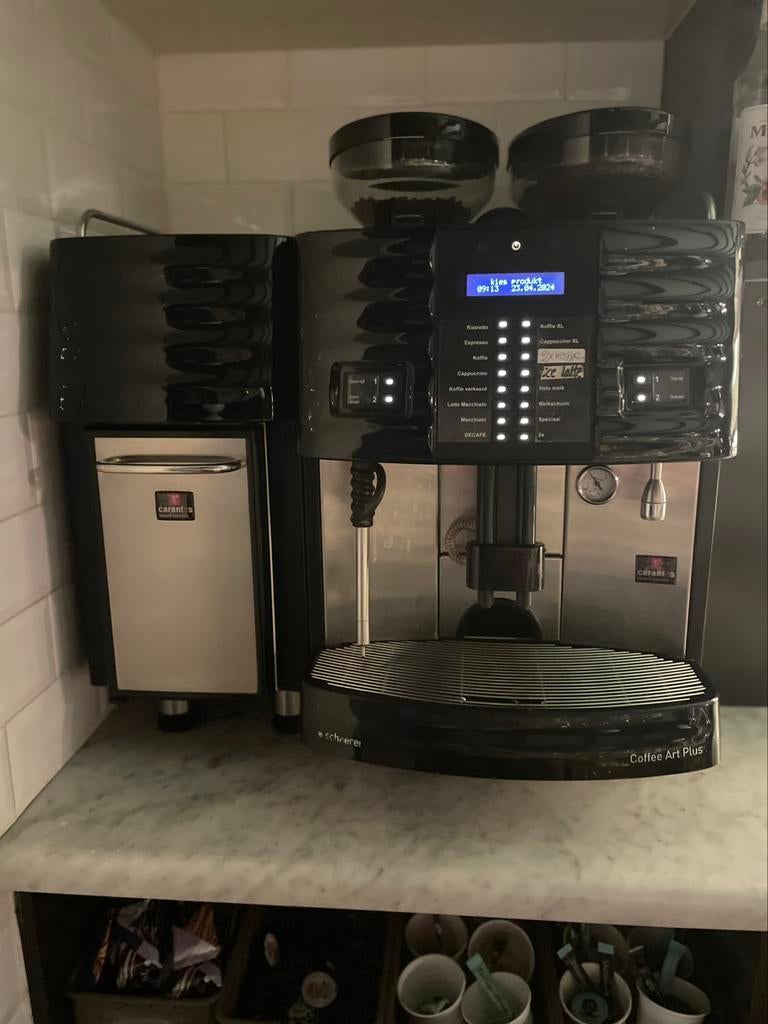 HORECA koffie machine Shaerer Art Plus, Elektronische apparatuur, Koffiezetapparaten, Gebruikt, Koffiebonen, Combi, 10 kopjes of meer
