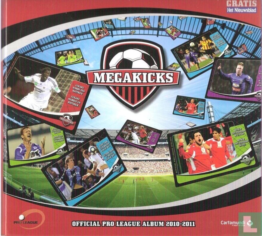 MEGAKICKS 2010 volledig leeg voetbal album kaft met lege blz, Ophalen of Verzenden, Nieuw, Sticker