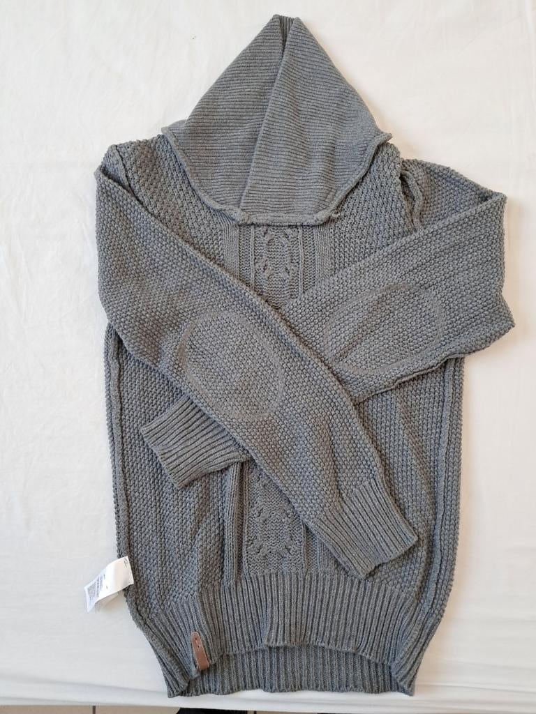 Vend pull hiver celio gris fonce homme, Gris