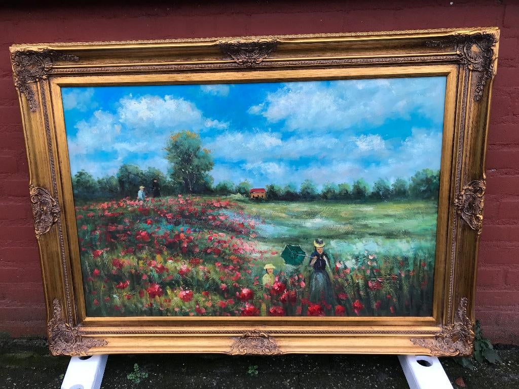 schilderijen van monet, Antiek en Kunst, Ophalen