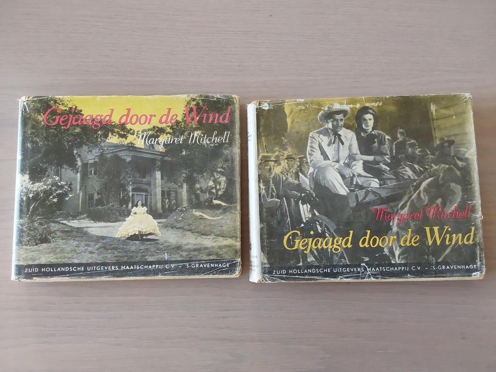 Boeken:Gejaagd door de wind : Deel I + II. Margaret Mitchel, Ophalen of Verzenden, Gelezen, Margaret Mitchell