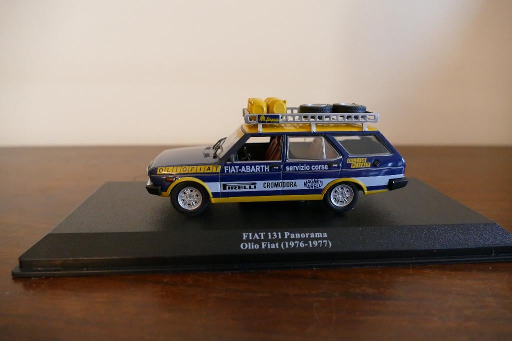 Miniature Fiat 131 Panorama assistance rallye, Enlèvement ou Envoi, Comme neuf, Voiture, Autres marques