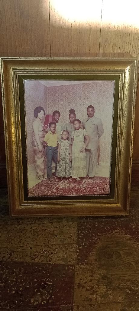Oude familiefoto gesigneerd VIC, 41x51, n68, Antiek en Kunst, Ophalen of Verzenden