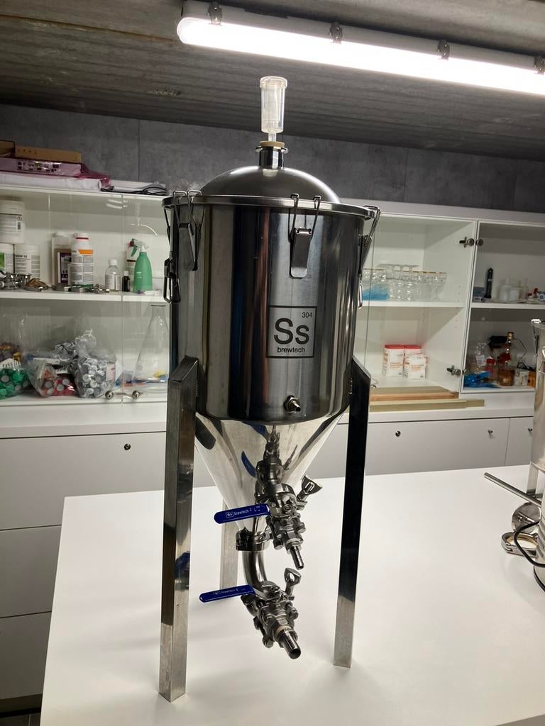 Vergistingsvat Brewtech Chronical 27 L, Ophalen, Inox Meubilair