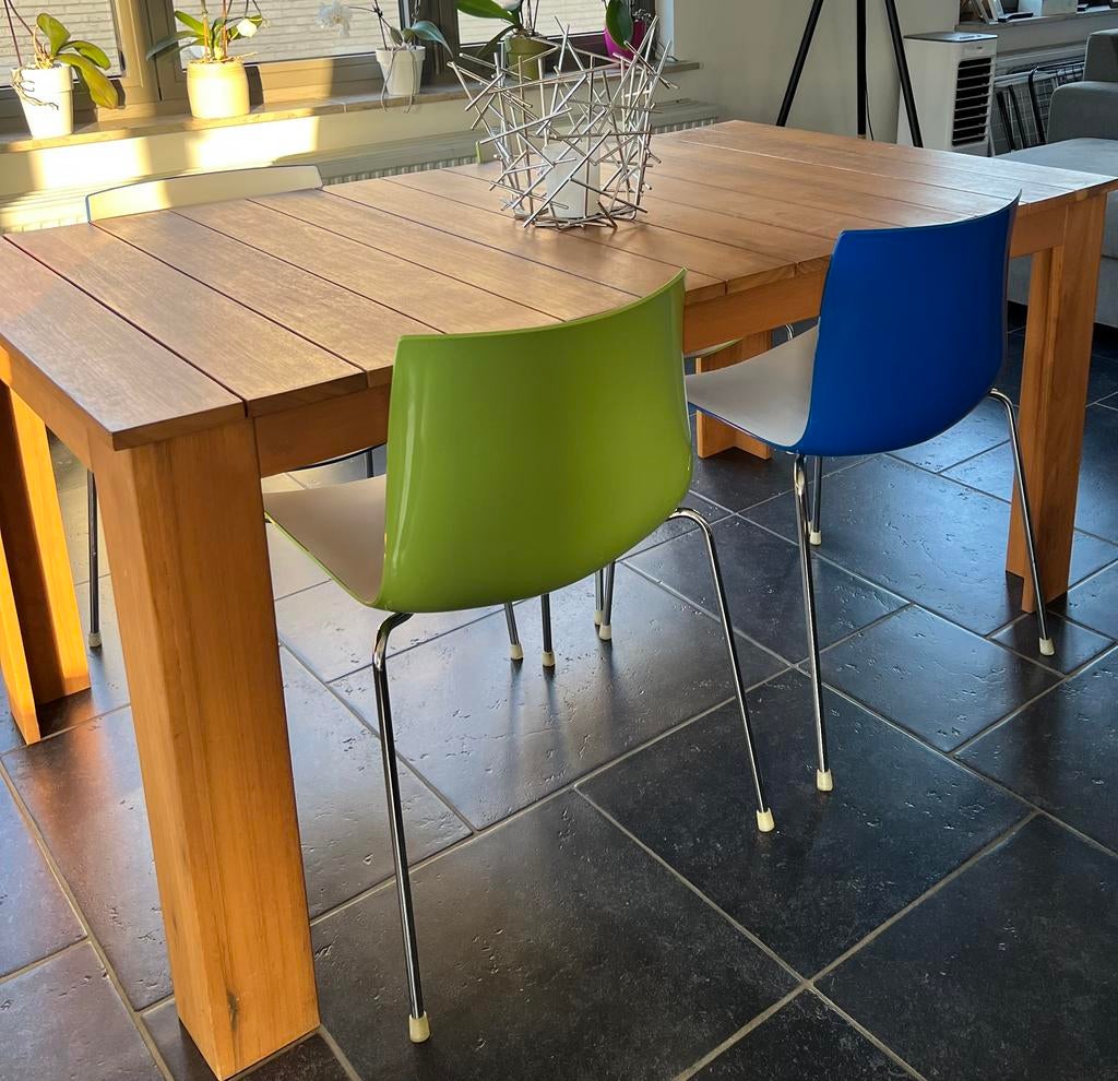 Stoelen Arper Catifa 46, Huis en Inrichting, Stoelen, Gebruikt, Vijf, Zes of meer stoelen, Kunststof, Overige kleuren, Ophalen