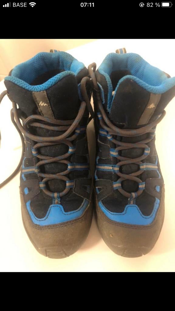 Décathlon Quechua Chaussures de randonnée enfant t34, Zo goed als nieuw, Schoenen