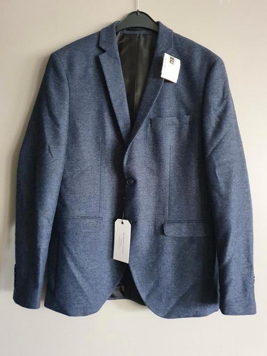 Nieuwe colbert van Selected Homme maat 48, Neuf, Enlèvement ou Envoi, Bleu, Taille 48/50 (M)
