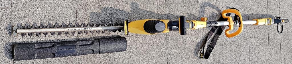 Taille-haie télescopique 10 m POWERPLUS 550W 550mm POWXG2044, Ophalen, Gebruikt, Elektrisch, Powerplus
