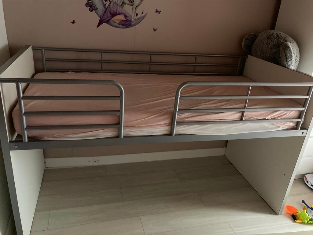 1 persoons hoogslaper met matras, Ophalen, Hoogslaper